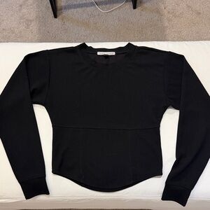 LOLA GRACE Women's Long-Sleeve Corset-Tailoring Top
Black—size XS